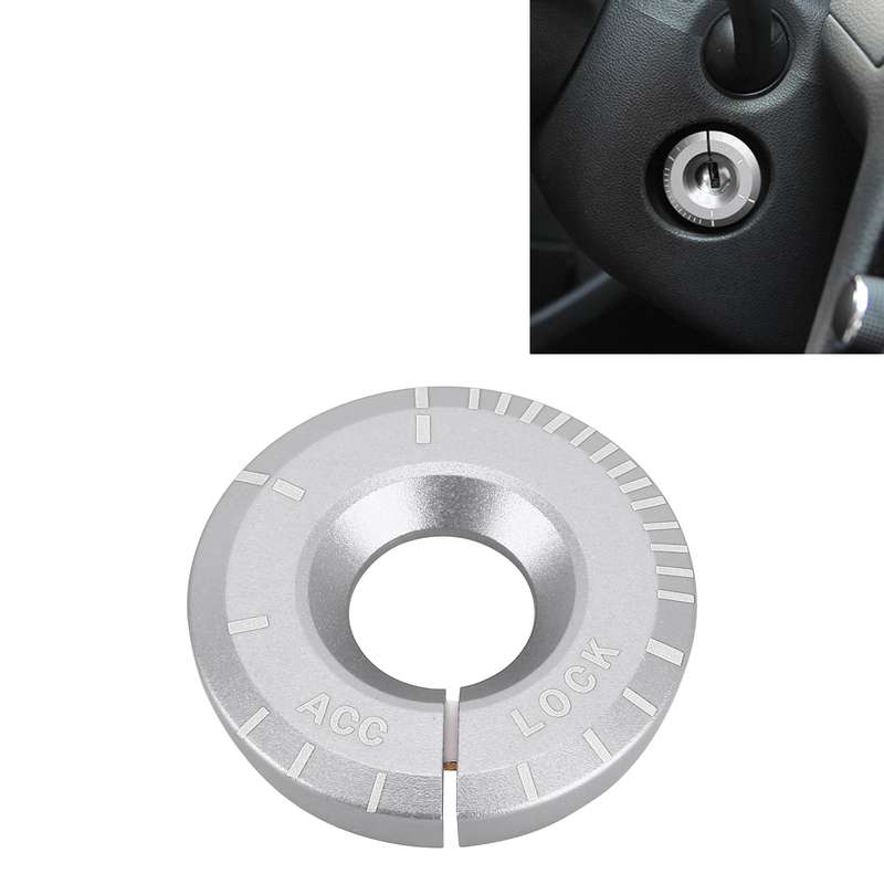 For Volkswagen Metal Ignition Key Ring, Diameter: 4.8cm (Blue)
