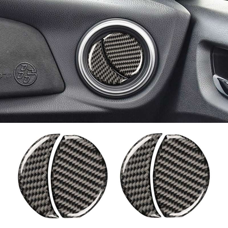 Car Carbon Fiber Central Control Air Outlet Decorative Sticker for Subaru BRZ / Toyota 86 2013-2020,