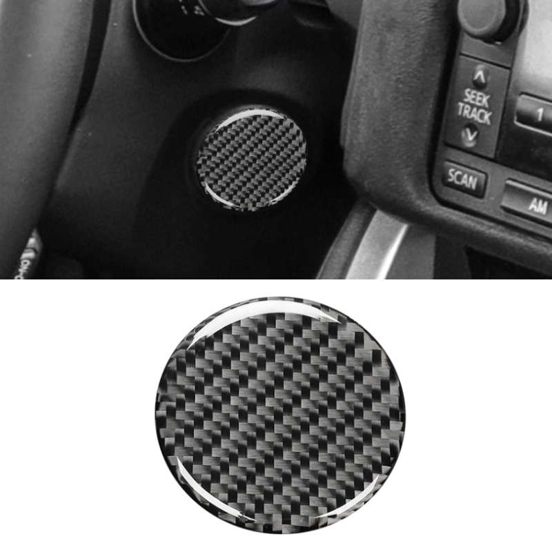 Car Carbon Fiber Fire Panel Decorative Sticker for Subaru BRZ / Toyota 86 2013-2017, Left and Right