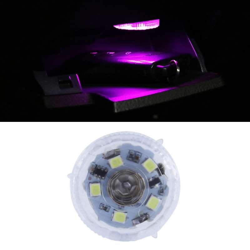 Universal Car Wireless LED Atmosphere Lights Emergency Foot Light (Ice Blue Light)