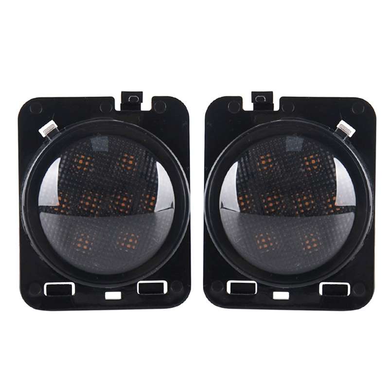 2 PCS 8W DC 12V Car SUV Refit LED Wheel Eyebrow Turn Signal for Jeep Wrangler JK 07-17, Specificatio