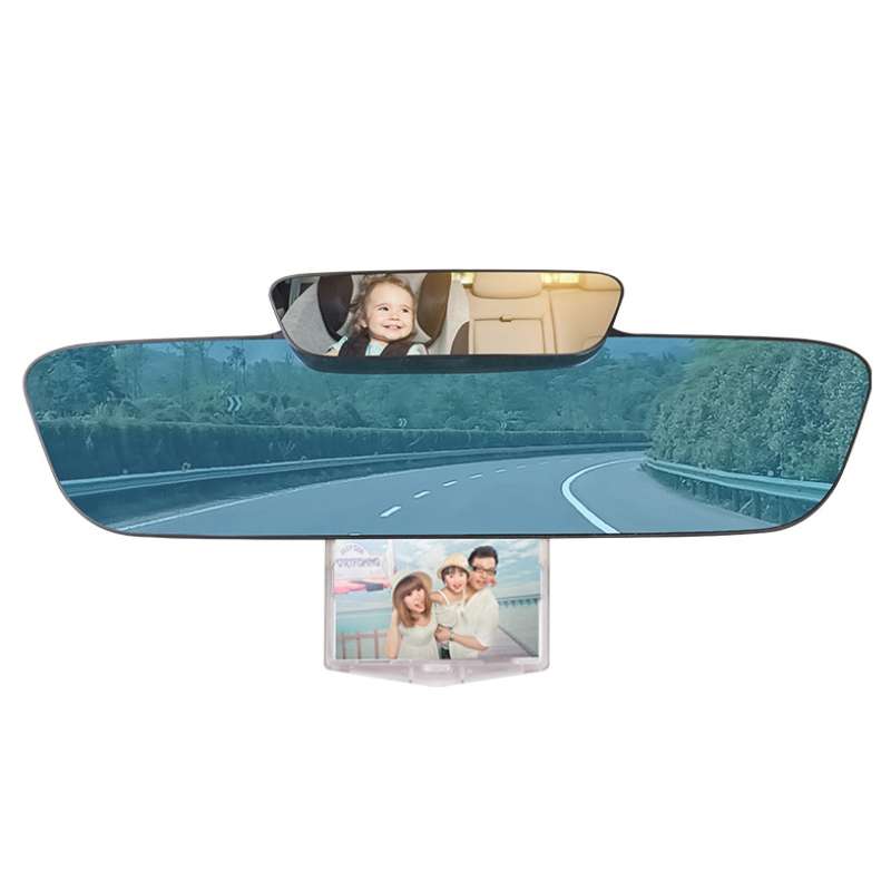 YC-193 Multifunctional Car Interior Rearview Mirror Large Field of Vision Anti-glare Auxiliary Car B