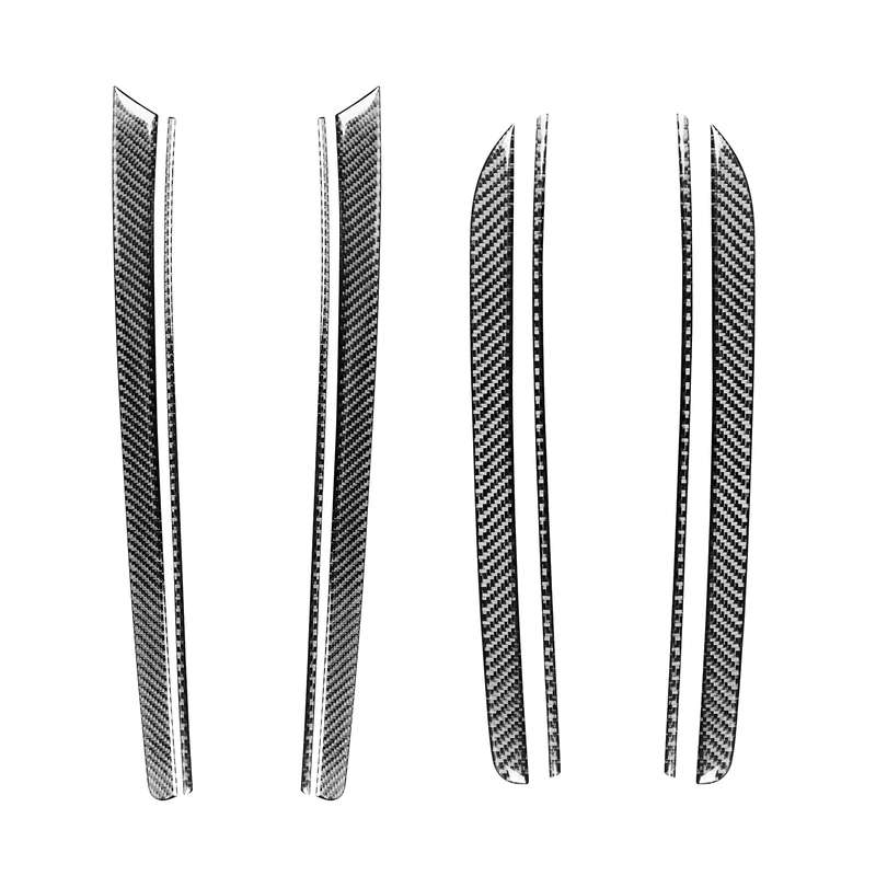 8 in 1 Car Carbon Fiber Door Panel Decorative Sticker for Audi A5 Hard Top 2008-, Left and Right Dri