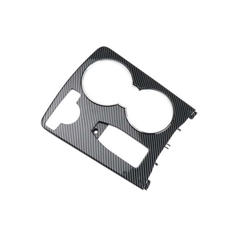Car Carbon Fiber Central Control Storage Box Round Cover 2046800107 for Mercedes-Benz C-Class W204 2