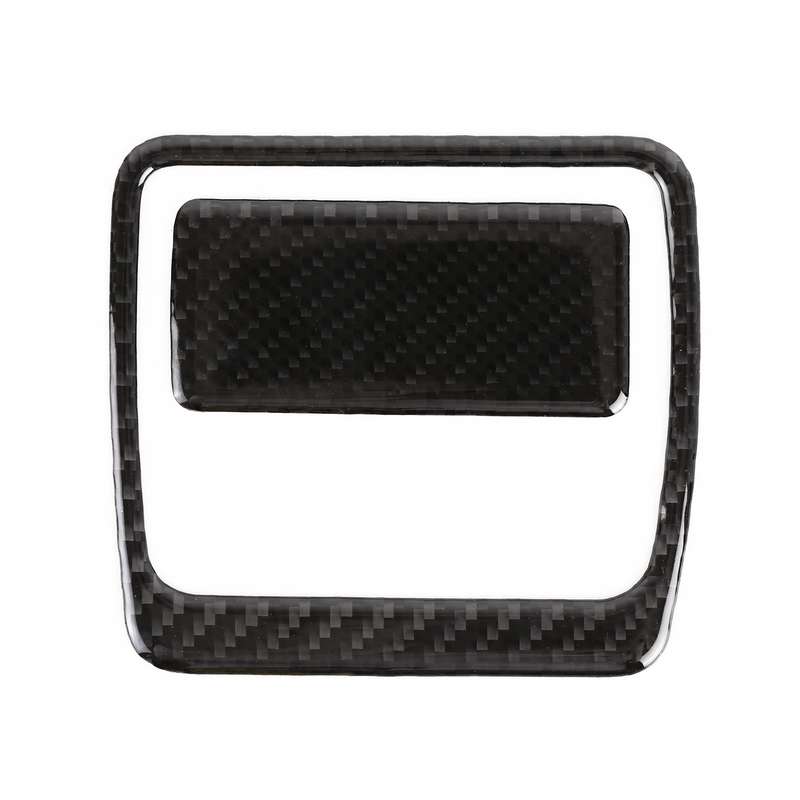 2 in 1 Car Carbon Fiber Front Passenger Seat Storage Box Switch Decorative Sticker for Buick Regal 2