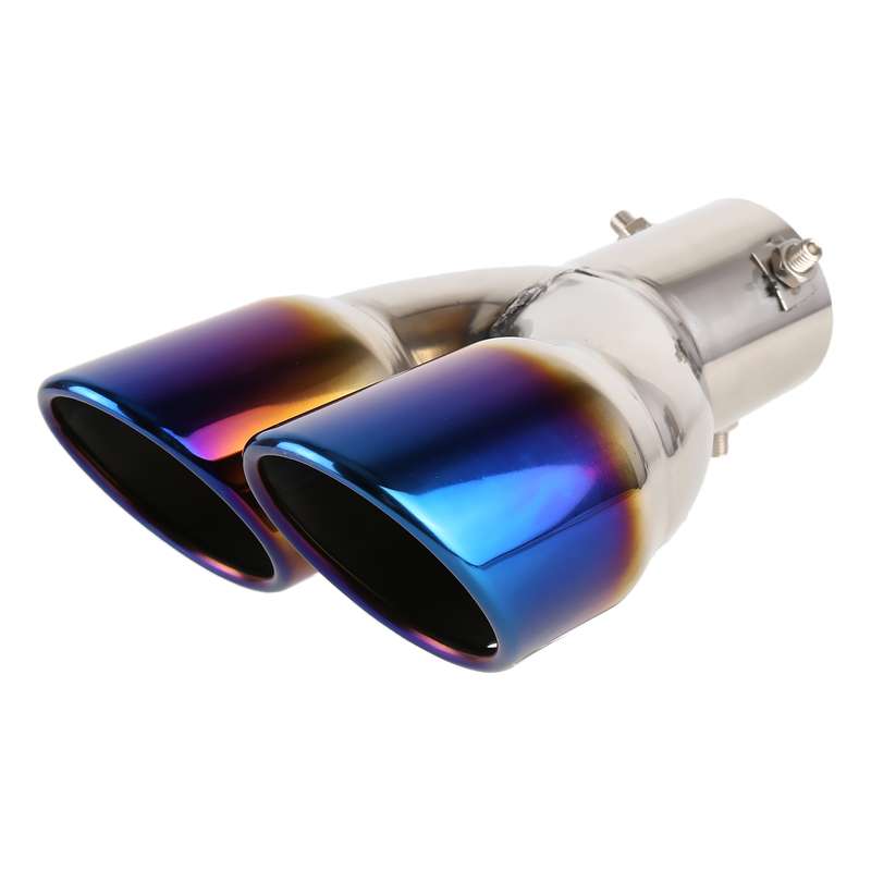 Universal Car Styling Stainless Steel Straight Exhaust Tail Muffler Tip Pipe, Inside Diameter: 6cm (