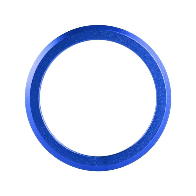 Car Engine Start Key Push Button Outside Ring Trim Sticker Decoration for Mazda Axela CX-30 2020 (Bl