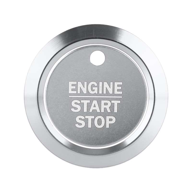 Car Engine Start Key Push Button Ring Trim Sticker Decoration for Ford F150 (Gold)