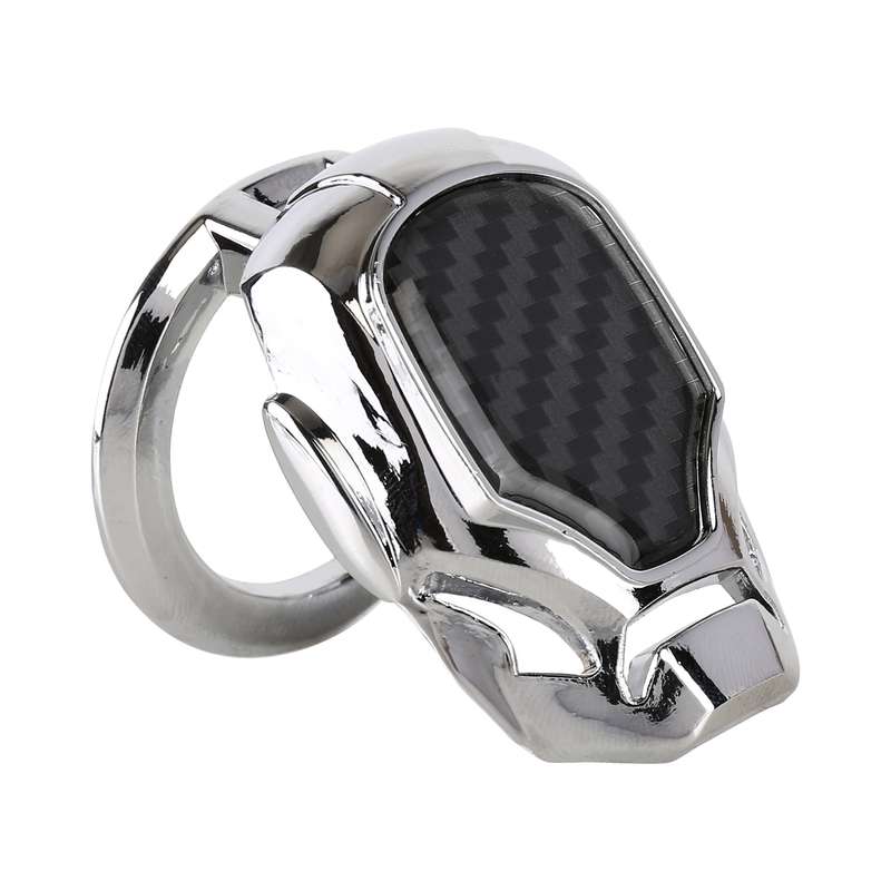 Car Engine Start Key Push Button Protective Cover (Gun Metal)