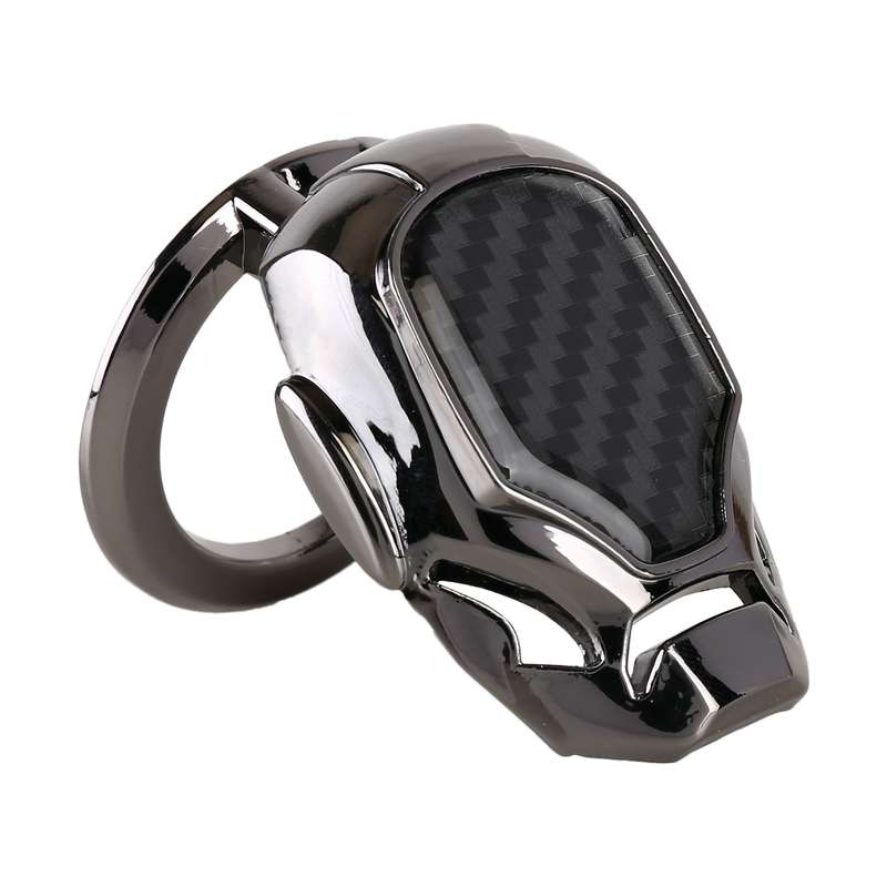 Car Engine Start Key Push Button Protective Cover (Gun Metal)