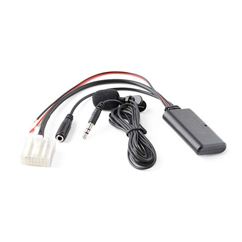 Car Wireless Bluetooth Module AUX Audio Adapter Cable AUX Bluetooth Music + MIC for Mazda M6 M3 RX-8