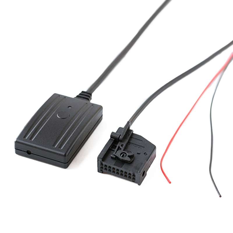 Car MFD2 RNS2 18PIN Bluetooth Music AUX Digital Audio Cable + MIC + Music Change for Audi / Volkswag