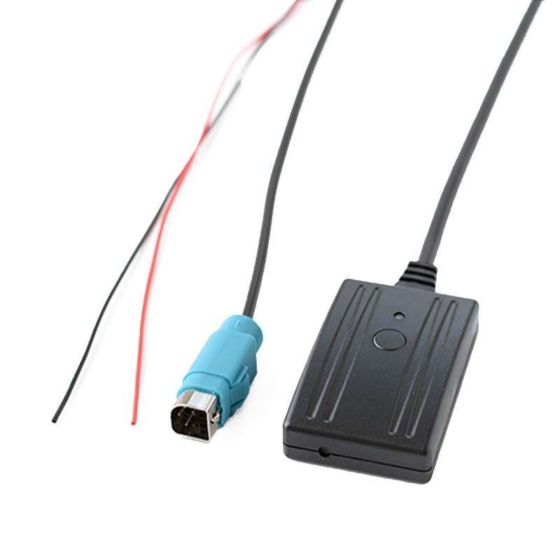 Car AUX Wireless Bluetooth Music Audio Cable + MIC Phone Control Change Song for Alpine KCE-236B 987