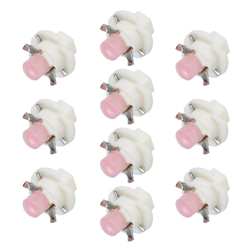 10 PCS B8.4 0.2W DC12V Wedge Instrument Panel COB LED Light Dashboard Gauge Cluster Indicator Lamp B