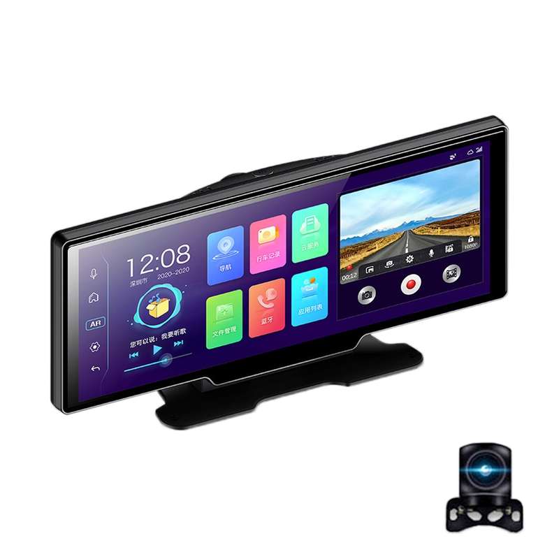 K880 Car 11 inch Widescreen 1080P 4G Center Console Driving Recorder Reversing Voice Control Android