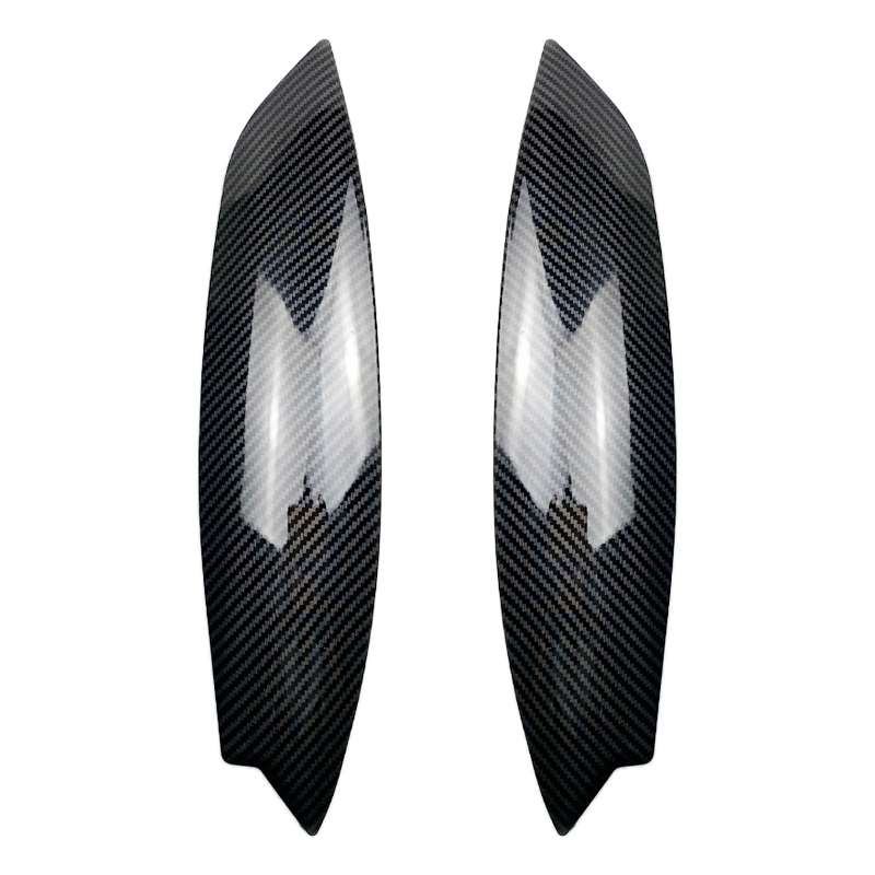 Car Headlight Eyebrow Decoration Sticker for Volkswagen Golf 5 (Black)