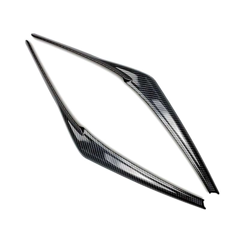 Car Headlight Eyebrow Decoration Sticker for Toyota Camry 2018+ (Black)