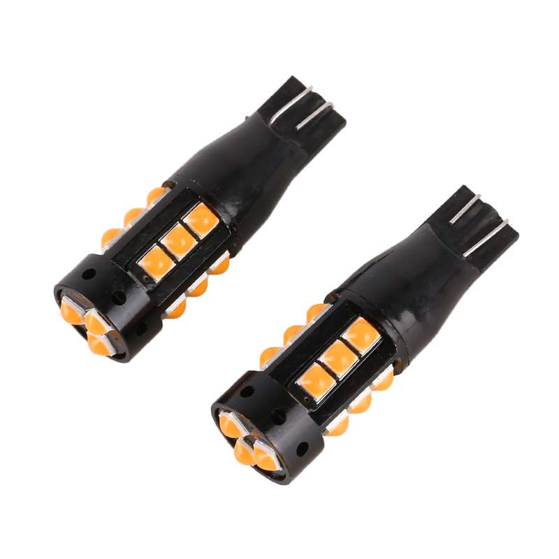 2 PCS T10 DC12V / 6.5W Car Clearance Light 15LEDs SMD-3030 Lamp Beads (Ice Blue Light)