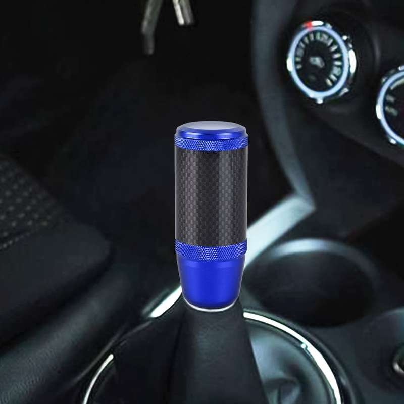 Universal Car Carbon Fiber Metal Gear Shift Knob (Gold)