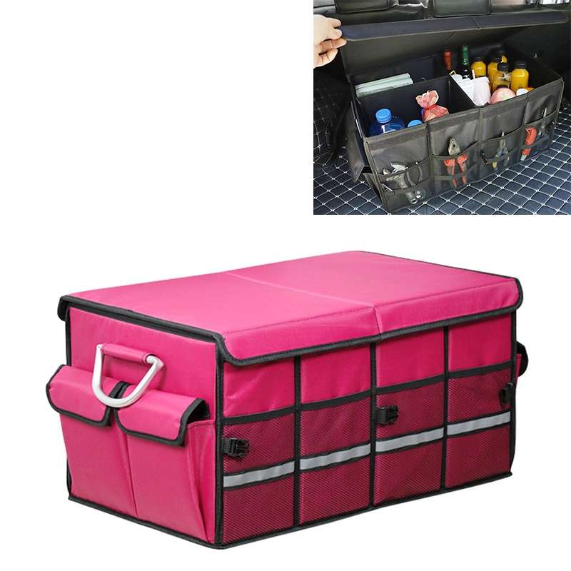 Car Trunk Foldable Storage Box, Capacity: 66L (Grey)