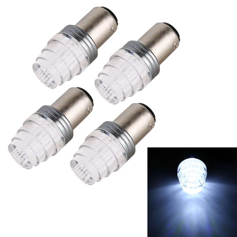 4 in 1 1157 DC12V 0.6W 9LEDs SMD-3528 Car Brake Light (Blue Light)