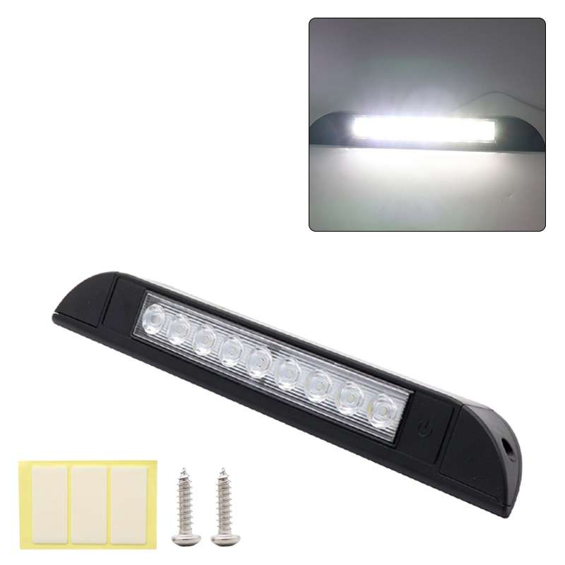 RV / Yacht Awning LED Strip Light DC12-28V with 9 LEDs Lamp Beads (White)