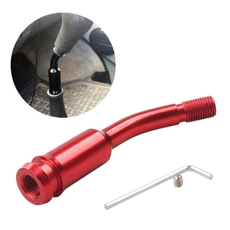Car Modified Racing Quick Curved Gear Lever Extension Rod for Volkswagen T4 1990-2003 (Black)