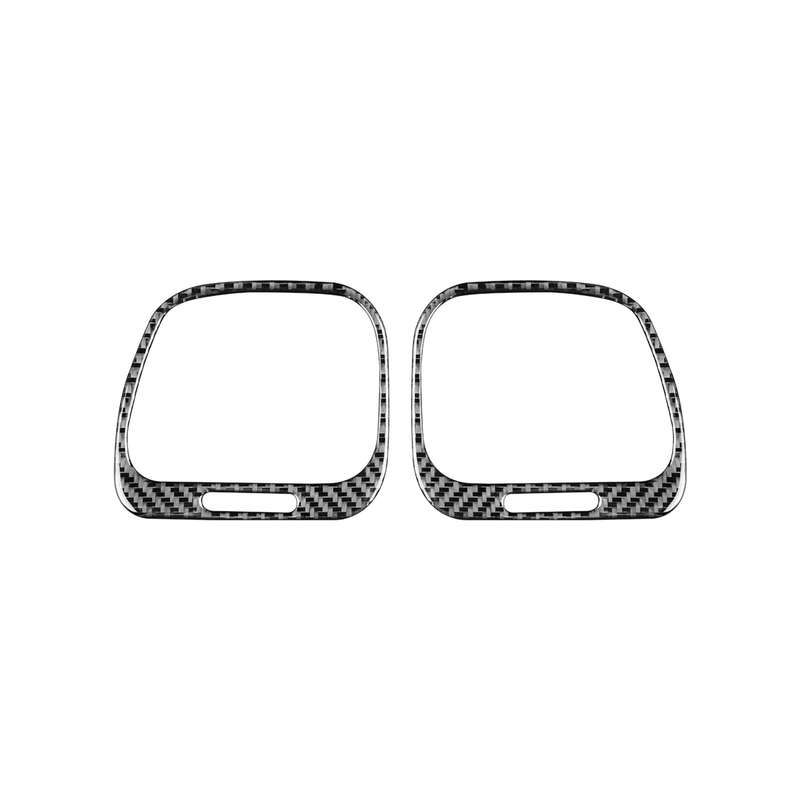 2 PCS / Set Carbon Fiber Car Left and Right Air Outlets Frame Decorative Sticker for Volkswagen Scir