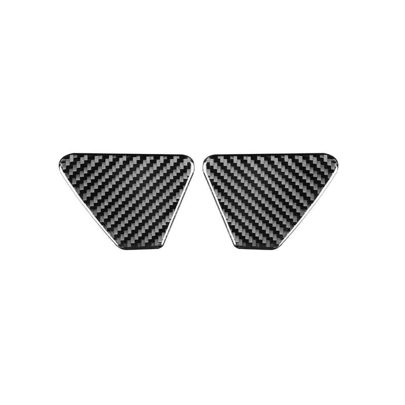 2 PCS / Set Carbon Fiber Car Inner Door Bowl Decorative Sticker for Volkswagen Scirocco 2009-2016,Le