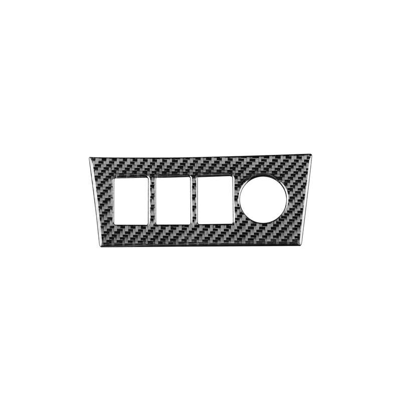 Carbon Fiber Car Cigarette Lighter Panel Decorative Sticker for Toyota Old RAV4 2006-2013,Left and R