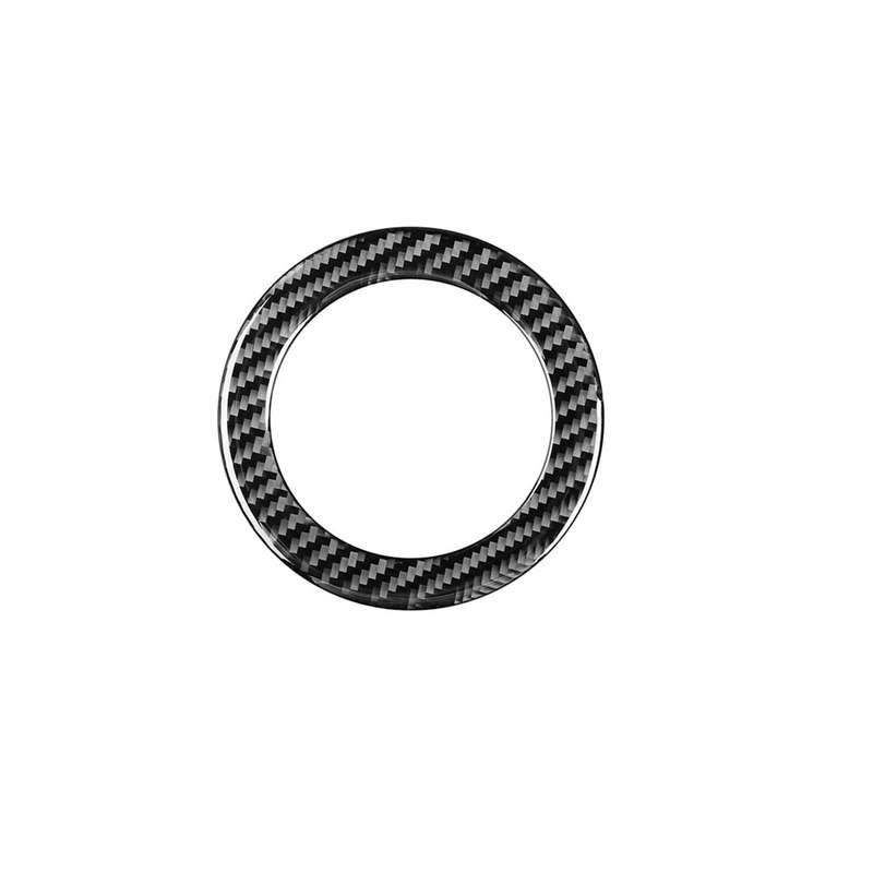 Carbon Fiber Car Steering Wheel Decorative Sticker for Toyota Old RAV4 2006-2013,Left and Right Driv
