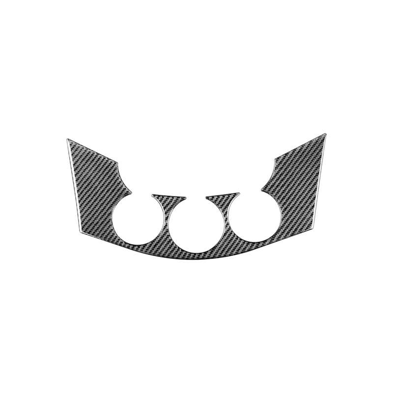 Carbon Fiber Car Central Control Switch Panel Decorative Sticker for Toyota Old RAV4 2006-2013,Left