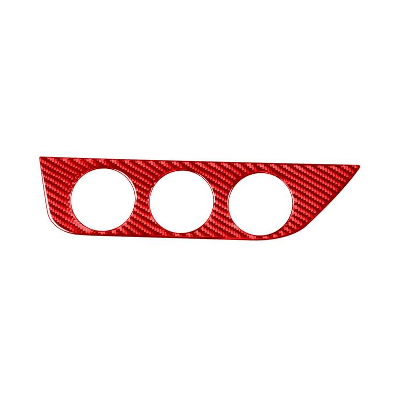 Carbon Fiber Car Air Conditioner Switch Panel A Decorative Sticker for Toyota Corolla 2014-2018,Left