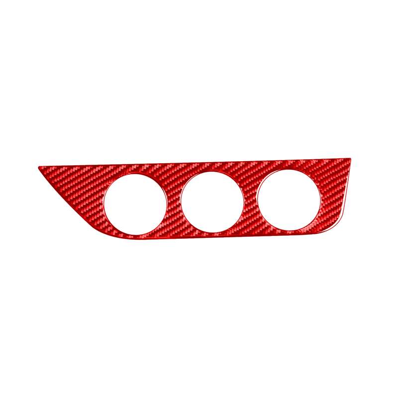 Carbon Fiber Car Air Conditioner Switch Panel A Decorative Sticker for Toyota Corolla 2014-2018,Righ
