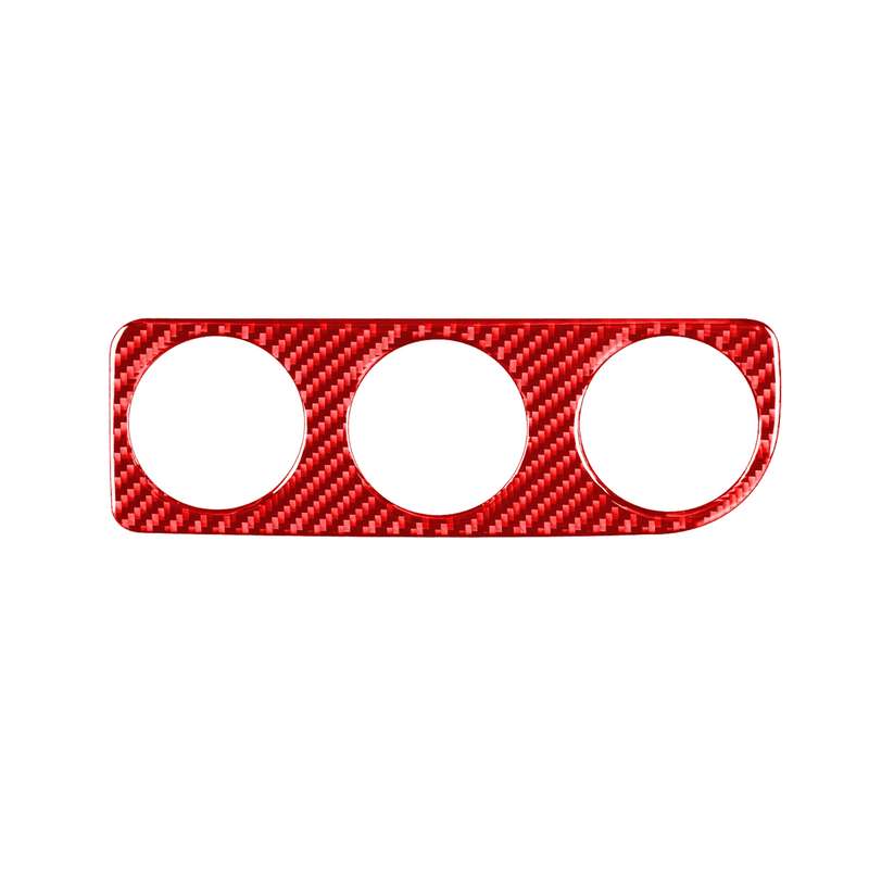 Carbon Fiber Car Air Conditioner Switch Panel B Decorative Sticker for Toyota Corolla 2014-2018,Left