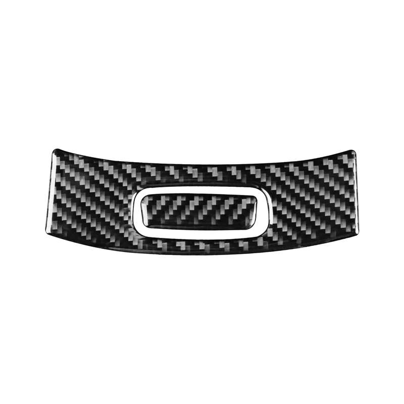 2 PCS / Set Carbon Fiber Car Armrest Box Switch Decorative Sticker for Mercedes-Benz B-Class 2019 /