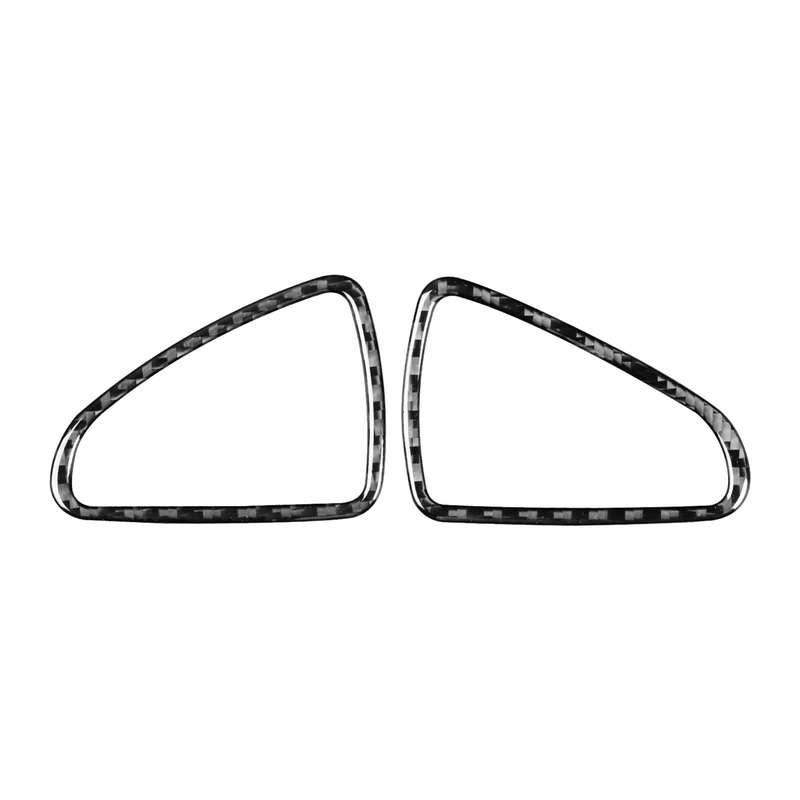 2 PCS / Set Carbon Fiber Car Dashboard Air Outlet Decorative Sticker for Mercedes-Benz B-Class 2019