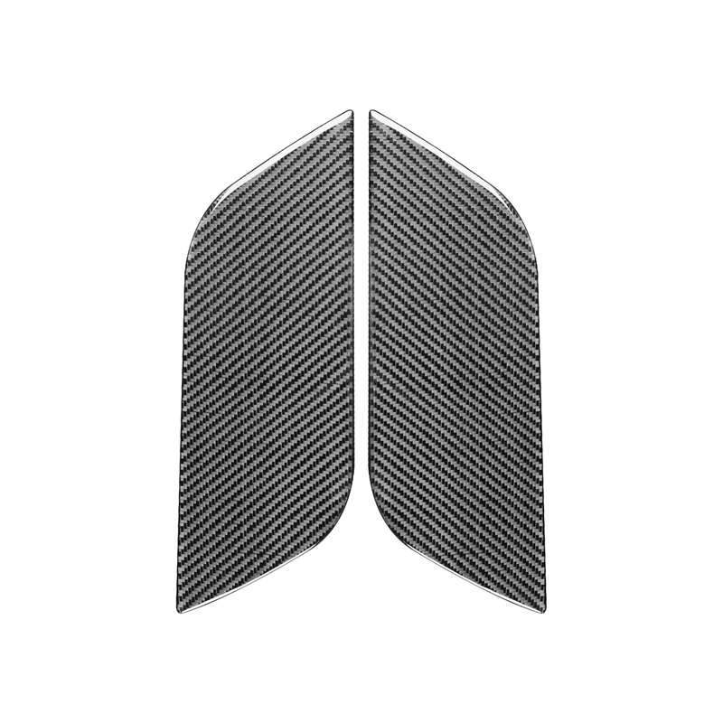 2 PCS / Set Carbon Fiber Car A Front Door Panel Decorative Sticker for Mercedes-Benz B-Class 2019,Le
