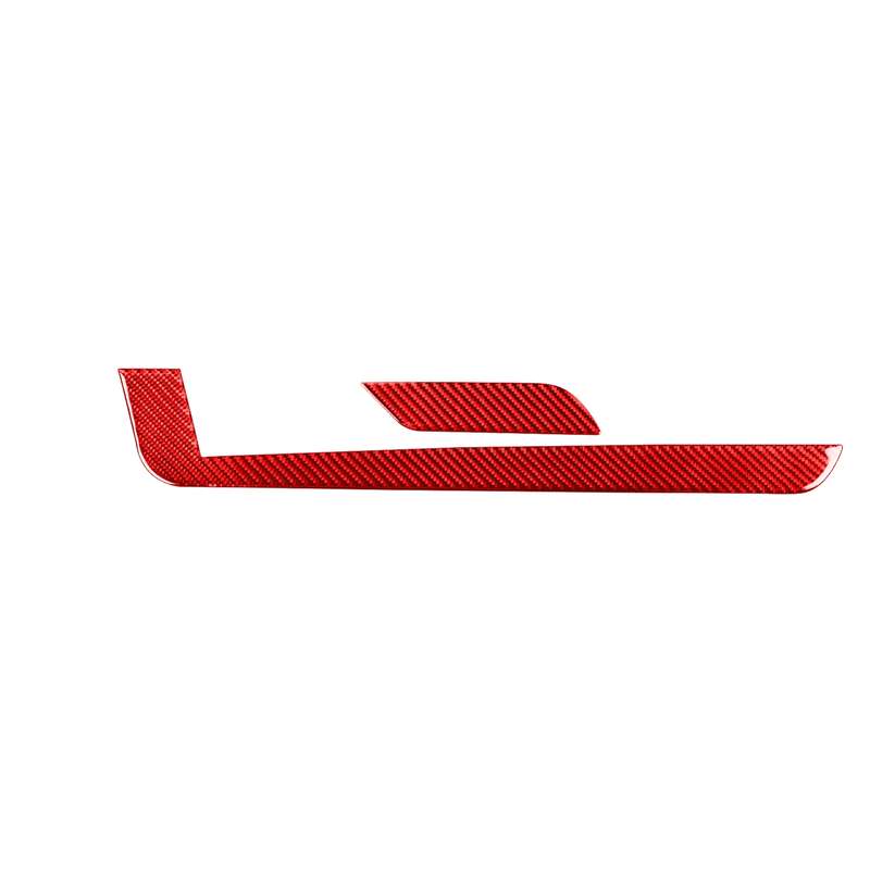 2 PCS / Set Carbon Fiber Car Central Control Gear Side Trim Decorative Sticker for Toyota Tundra 201