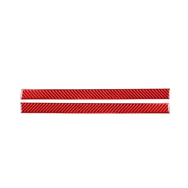 2 PCS / Set Carbon Fiber Car Rearview Mirror Anti Chafing Strip Decorative Sticker for Toyota Tundra