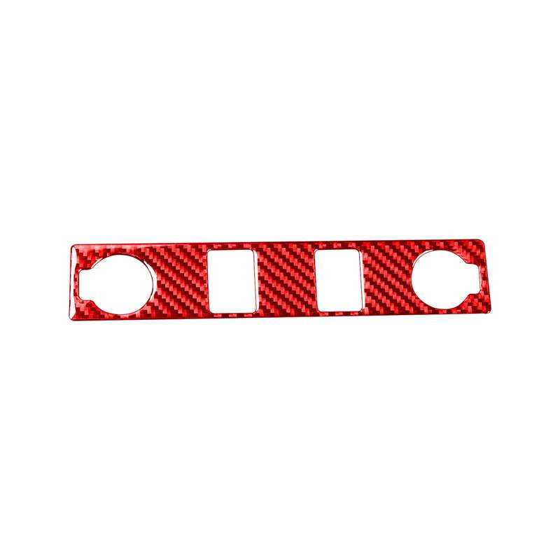 Carbon Fiber Car Cigarette Lighter Switch Decorative Sticker for Toyota Tundra 2014-2018,Left and Ri