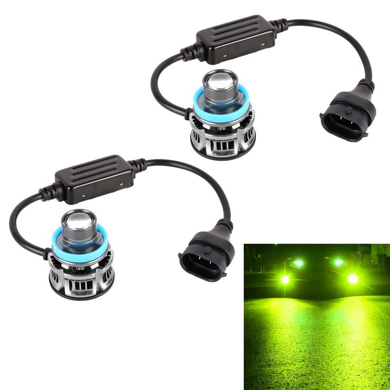 1 Pair H11 27W / DC12V Car Aluminum Alloy LED Headlight (Blue Light)