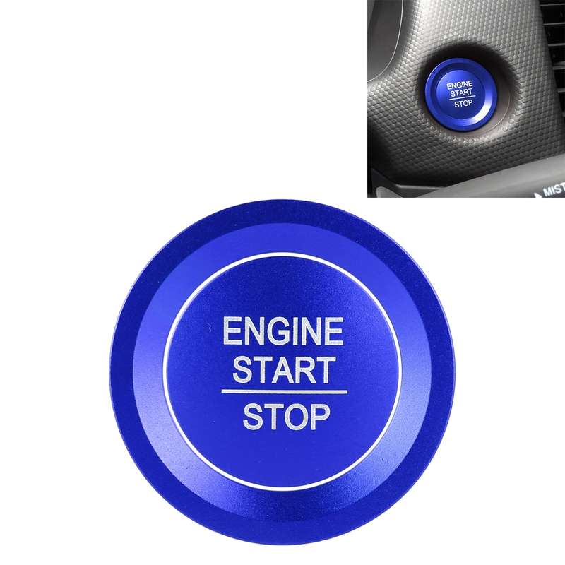 Car Engine Start Key Push Button Ring Trim Sticker for Honda(Gold)