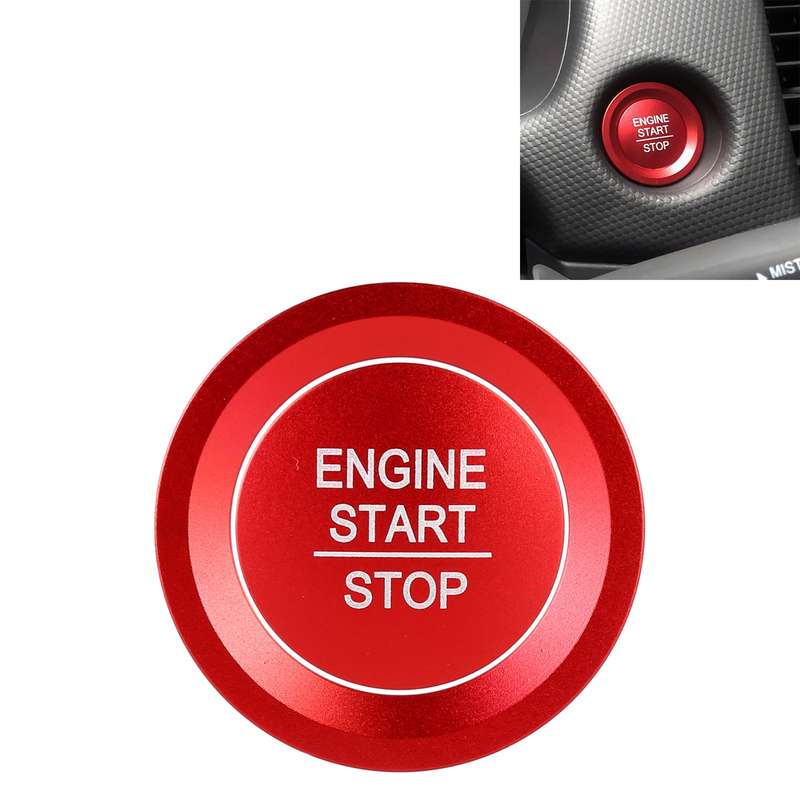 Car Engine Start Key Push Button Ring Trim Sticker for Honda(Gold)