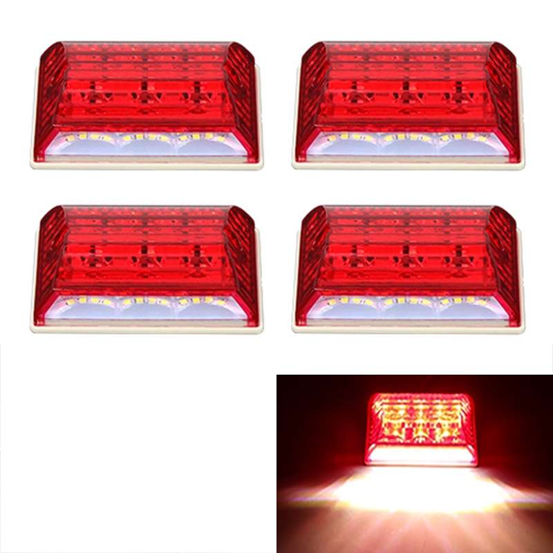 4 PCS ZS-6001 DC24V Car / Truck Side Marker Indicator Lights Bulb Lamp (Blue Light)