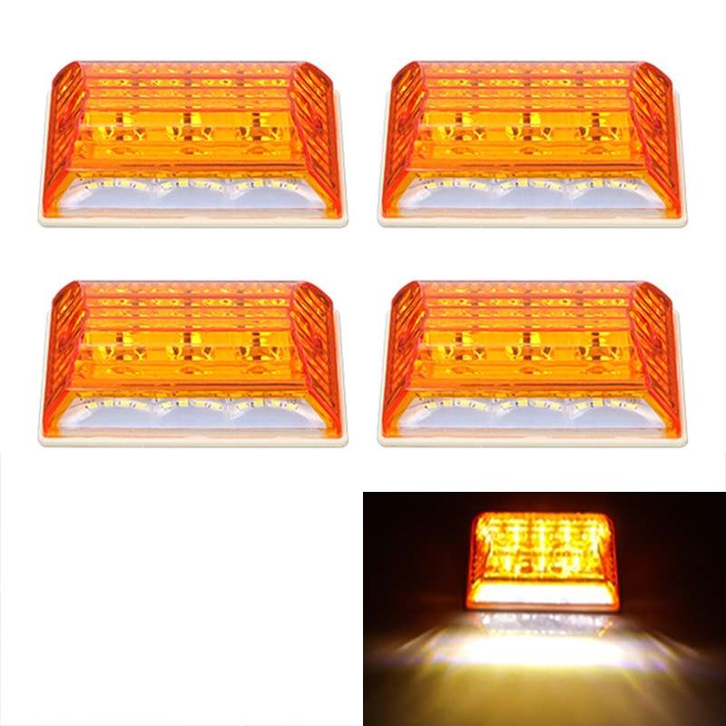 4 PCS ZS-6001 DC24V Car / Truck Side Marker Indicator Lights Bulb Lamp (Blue Light)