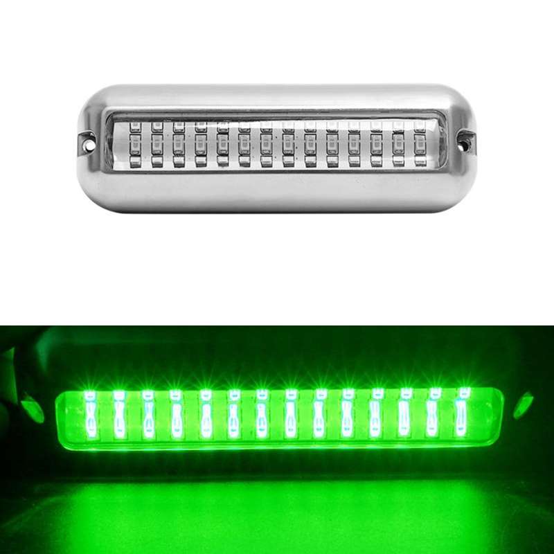 MK-042 Ship / Yacht 10-30V 42LEDs Waterproof Stainless Steel Underwater Light (Blue Light)