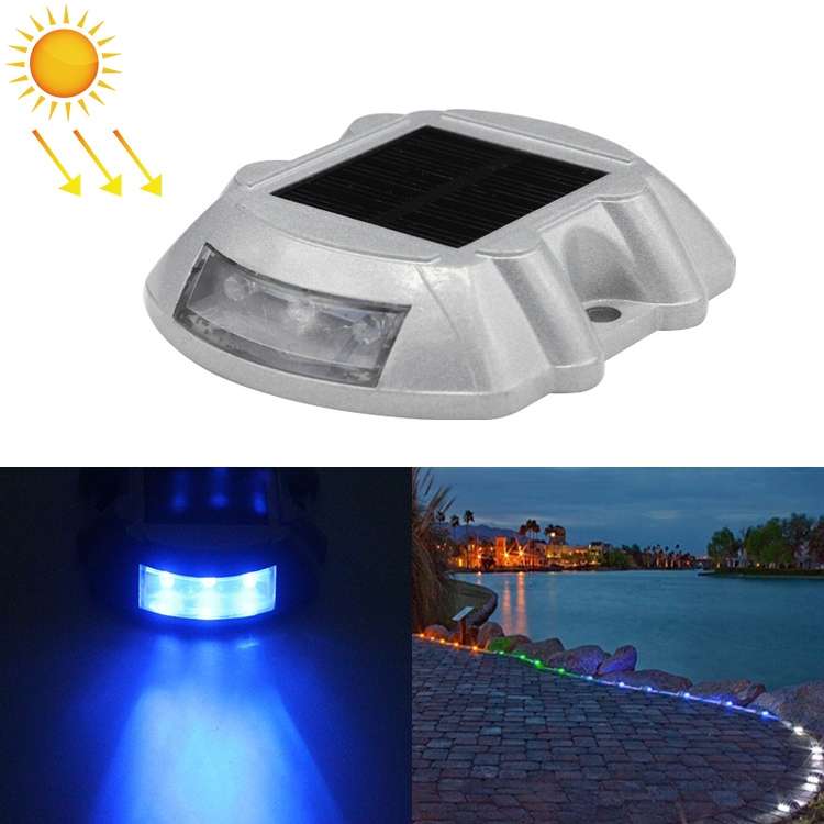 Solar Horseshoe Road Stud Light Car Guidance Light Road Deceleration Light, Constantly Bright Versio