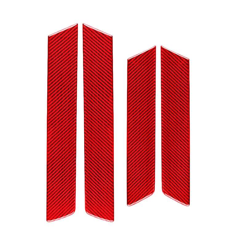 4 PCS Set for Honda CRV 2007-2011 Carbon Fiber Car Interior Door Panel Trim Decorative Sticker,Left