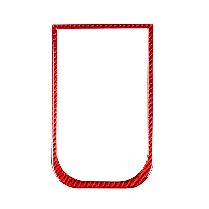 For Honda CRV 2007-2011 Carbon Fiber Car Handheld Box Panel Frame Decorative Sticker,Left and Right